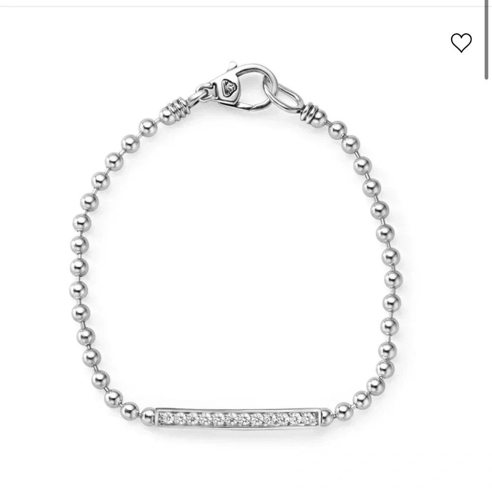 Lagos diamond bar beaded bracelet - Picture 5 of 5